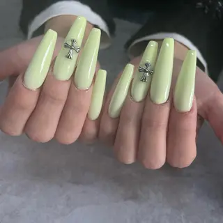 ロング ネイル Statice所属・YUNA FUKUDAのネイルデザイン