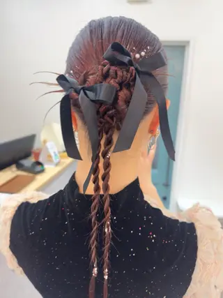 ヘアアレンジ レイヤー/顔周り /いいぬまみかのヘアスタイル