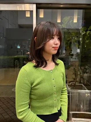 ロング miu /透明感カラーのヘアスタイル