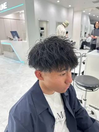 ショート パーマ メンズ 🐺韓国風メンズ特化 あさひ🐺のヘアスタイル