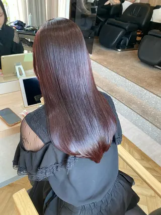 ミディアム 中村一樹/髪質改善/ 艶髪/艶カラー/美髪のヘアスタイル