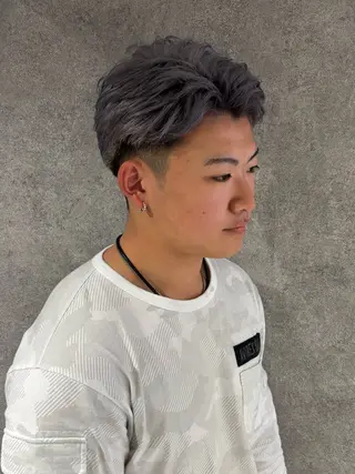 メンズ りんと/メンズ特化/ フェード×パーマのヘアスタイル