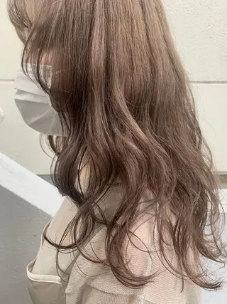 ロング カラー Beleza 渋谷所属・Kazusa/渋谷/ エクステ/ハイトーンのヘアスタイル