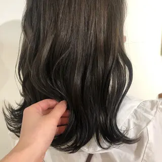 セミロング 🫧tomoka 透明感カラー🫧のヘアスタイル