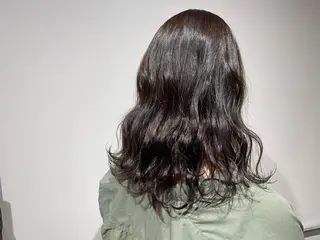 セミロング カラー DISCOHAIR 海老名店池田真聖のヘアスタイル