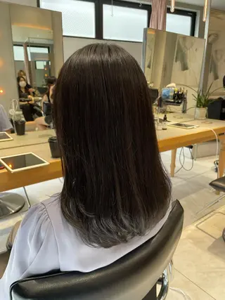 ミディアム カラー ヘアアレンジ 艶髪/レイヤーカット 🐣misakiのヘアスタイル