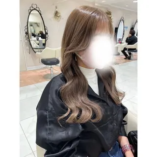 ロング パーマ ヘアアレンジ 韓国ヘア 🎀中川綾乃🎀のヘアスタイル