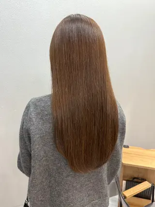 ロング カラー 透明感カラー/パーマ 🌀アオノのヘアスタイル