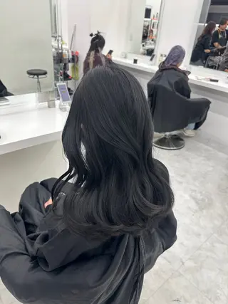 ロング カラー パーマ ヘアアレンジ メンズ キッズ ♥️韓国ヘア レイヤー♥️ゆりのヘアスタイル