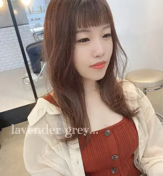 セミロング カラー ヘアアレンジ stylist/蛯谷 珠里のヘアスタイル