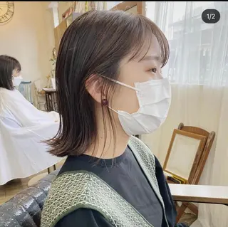 ミディアム カラー heir studio Baretta所属・山本 銀次郎のヘアスタイル