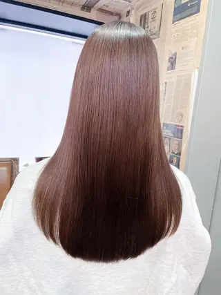 セミロング カラー パーマ ネイル マツエク・マツパ アイブロウ Chic シックのヘアスタイル