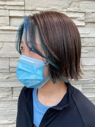 ミディアム カラー 透明感カラーブリーチ 🌼シゲモトアヤ🌼のヘアスタイル