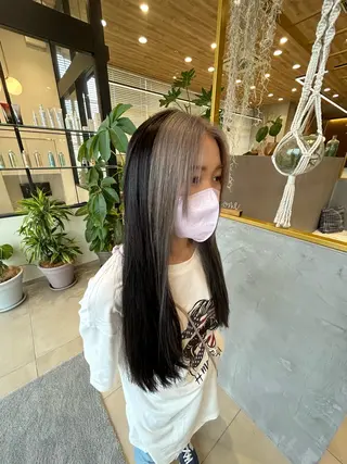 ロング 🐰ྀིあやの ハイトーン🧁ྀིのヘアスタイル