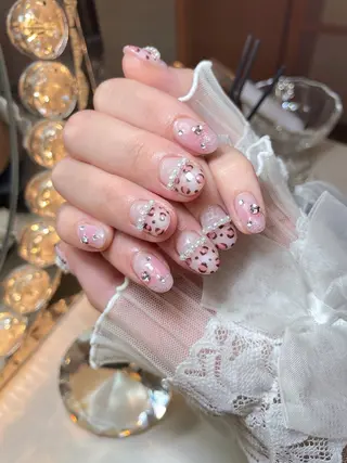 ネイル 23時まで❤︎韓国、 ワンホンネイルのネイルデザイン