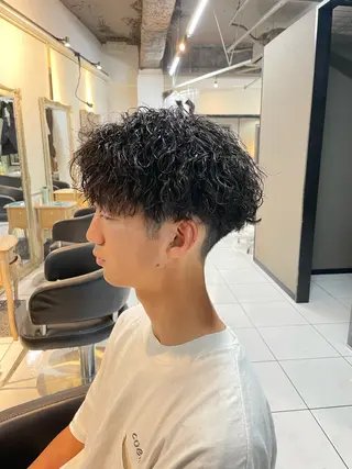 ショート カラー パーマ メンズ 🔥お値段以上🔥 メンズ特化たかひろのヘアスタイル