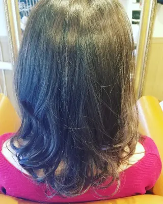 セミロング カラー spa hair  ark 富井直美のヘアスタイル