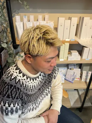 ショート メンズ チグサ ミウのヘアスタイル