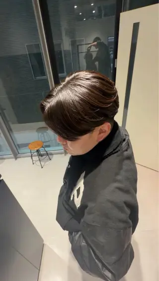 メンズ 曲がる縮毛矯正/ メンズパーマ森隆之介のヘアスタイル