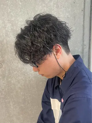 パーマ メンズ メンズモテパーマ💙 fuwaのヘアスタイル