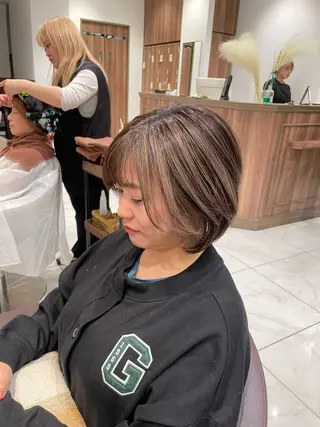 ショート カラー 🇰🇷韓国ヘア★ 副店長.쿠리타⭐︎のヘアスタイル
