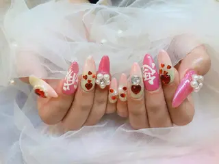 ネイル 長さだし専門店 M2　rikaのネイルデザイン