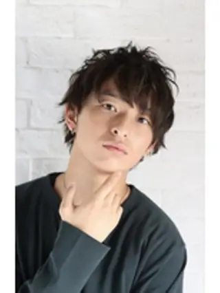 ショート カラー パーマ メンズ private salon Ao所属・紹介制private salonのヘアスタイル