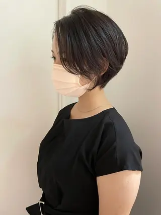 ショート カラー 江上拓郎/ショート /酸性ストレートのヘアスタイル