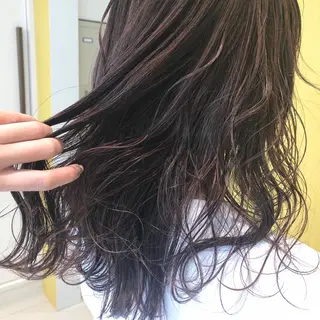 ロング カラー sano sayakaのヘアスタイル