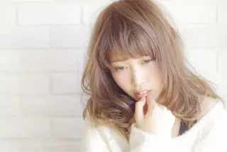 セミロング ロング hair create Conté所属・富岡 俊行のヘアスタイル