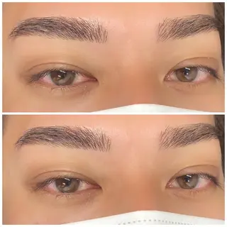 メンズ アイブロウ GO TODAY SHAIRE SALON 銀座Cras所属・韓国風眉×顔タイプ 診断®  Naoの眉毛・アイブロウイメージ