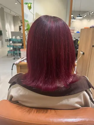 カラー 森 理音のヘアスタイル