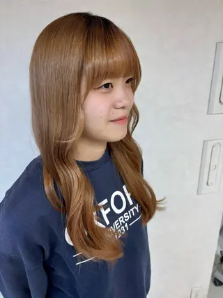 ロング Iris by artina 武蔵小杉店【イリス バイ アルティナ】所属・🎼レイヤー/顔周り カット/nene♬のヘアスタイル