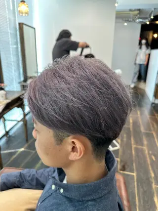 カラー メンズ 齋藤 拓麻のヘアスタイル