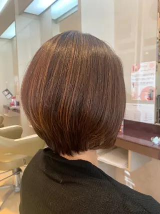 ショート カラー 大島 裕也のヘアスタイル