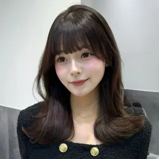 セミロング GO TODAY 原宿Verno店所属・韓国系支持率No.1 レイヤー特化/きょうのヘアスタイル