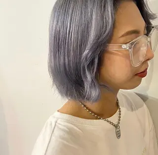 ミディアム カラー 🩷ハイトーン透明感 レイヤー🩷ユリカのヘアスタイル