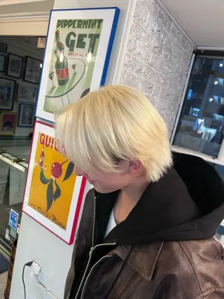 ショート メンズ 個性的カラー ☆≡ねねのヘアスタイル