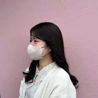 セミロング 柔らかいcolor ￤韓国￤🩰マユ🩰のヘアスタイル