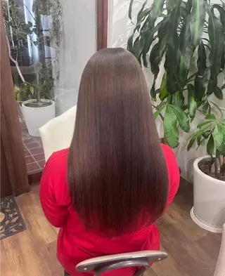 ロング 角田 満帆のヘアスタイル