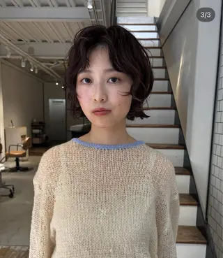 ショート パーマ ayana |京都美容室のヘアスタイル