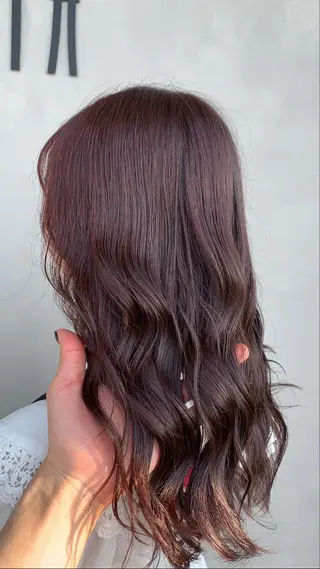 ロング カラー 名古屋／デザイン／ ブリーチ/松井亮磨のヘアスタイル