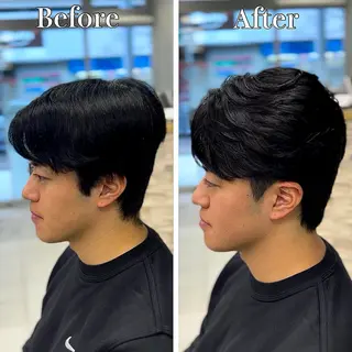 ショート パーマ メンズ 🔮メンズ縮毛矯正 メンズパーマ💎竹永のヘアスタイル