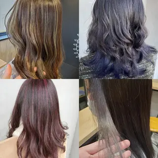 セミロング カラー メンズ 曲がるレイヤーカット モテカラー/SYUNのヘアスタイル