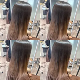 セミロング アースセンター南所属・センター南 大引　優のヘアスタイル