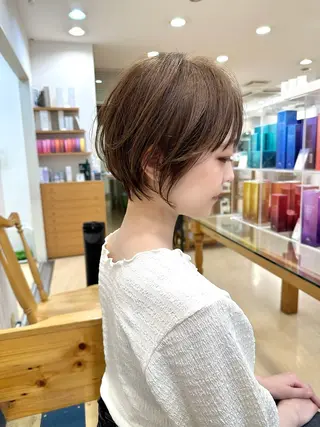 ショート カラー Gardenhair 小笠原篤矢ショートのヘアスタイル