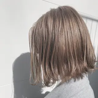 ミディアム カラー レイヤーウルフ エクステ磯部のヘアスタイル