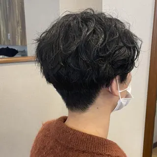 メンズ パーマ 【gene 高円寺】 成沢　仁臣のヘアスタイル