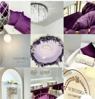 ネイル WISTERIA ainaのネイルデザイン