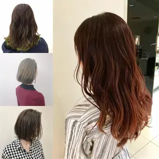 カラー ブリーチカラー/ 岩破瑞希のヘアスタイル